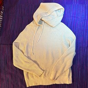 LUSH Lightweight knit Hoody Sweater